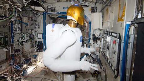 Il Robonaut 2 all'interno della Stazione Spaziale Internazionale