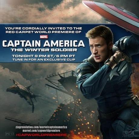 Segui in live su FrenckCinema il red carpet della premiere di Captain America: The Winter Soldier
