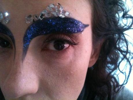 Donna di ghiaccio - carnevale make-up