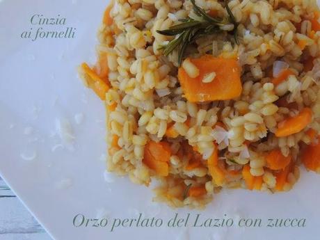 Orzo perlato con zucca