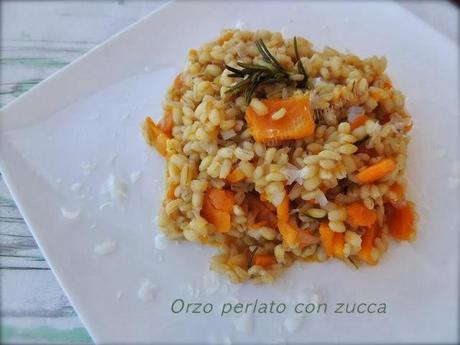 Orzo perlato con zucca