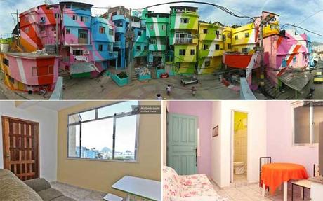 Favela colorata, camere in affitto