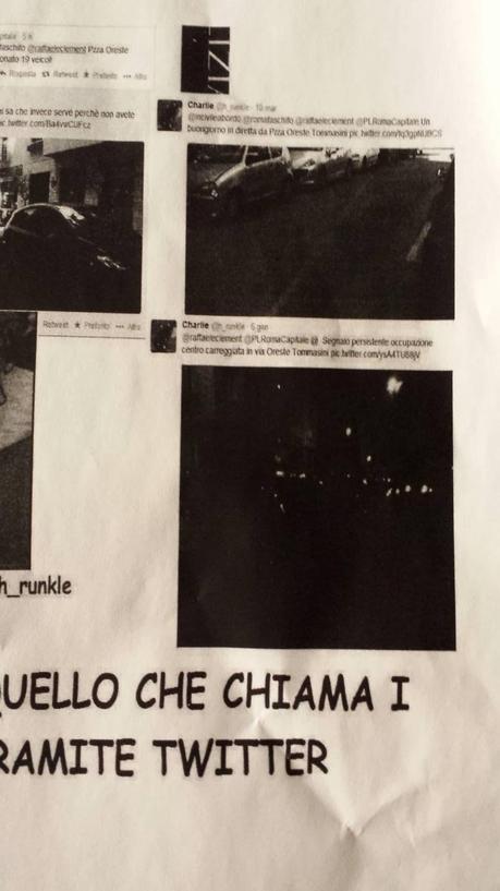 Cittadini si impegnano su Twitter a segnalare illegalità. Altri cittadini li mettono all'indice come nel Medioevo. Arriveremo al rogo per chi osa comportarsi bene? Una città allucinante, una città di mafia