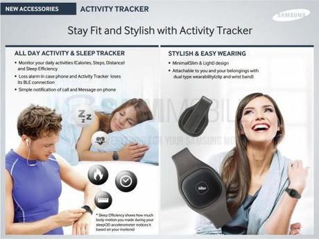 Activity Tracker 600x450 Samsung S Band svelato da immagini ufficiali accessori  samsung S Band. Activity Tracker news 