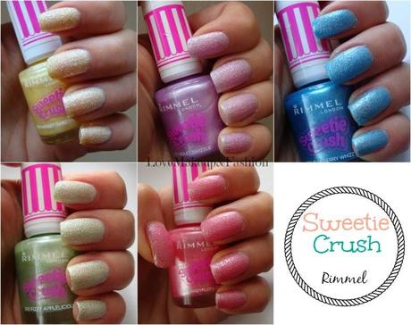 Sweetie Crush: la limited edition by Rimmel - Granelli di zucchero sulle unghie
