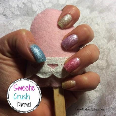 Sweetie Crush: la limited edition by Rimmel - Granelli di zucchero sulle unghie