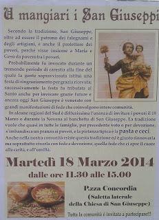 U mangiari i San Giuseppi