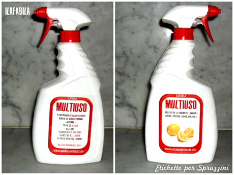 Etichette per Spruzzini