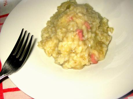 RISOTTO CON PANCETTA E CARCIOFI