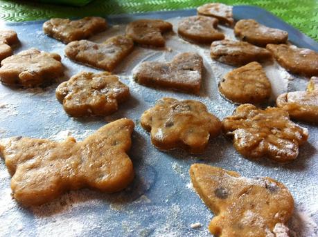 Biscotti noci e gocce di cioccolato