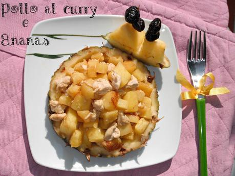 Pollo al curry e ananas