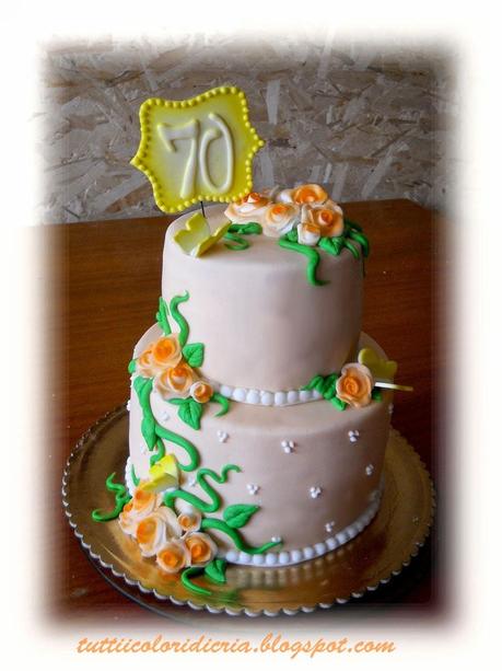 Torta con roselline