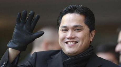 Erik Thohir si lascia andare ad un bel Forza Inter!!!!!