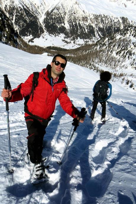 escursione con le ciaspole in trentino