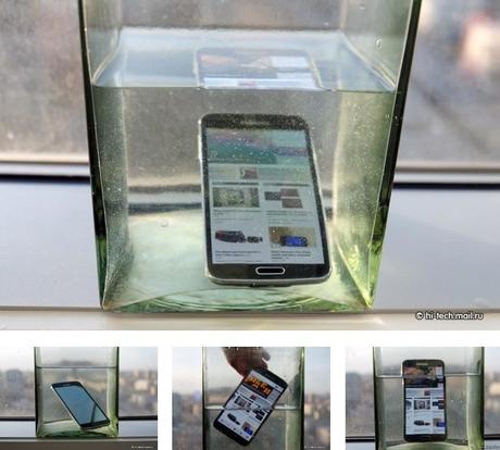 Samsung Galaxy S5 la prova in acqua certificazione IP67 ok