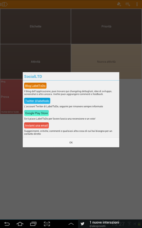 Labeltodo: interessante app per organizzare le attività da svolgere. (Smartphone/Tablet)
