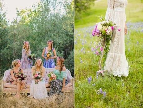 boho-chic style wedding