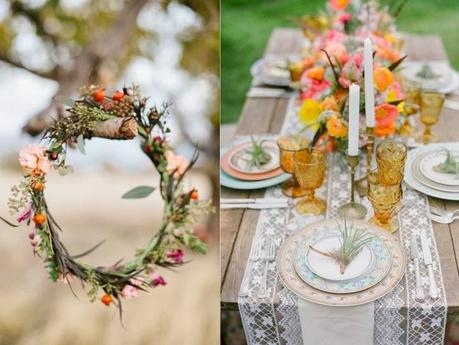 boho-chic style wedding