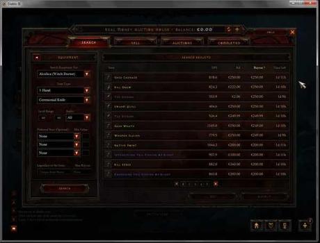 diablo III casa d'aste