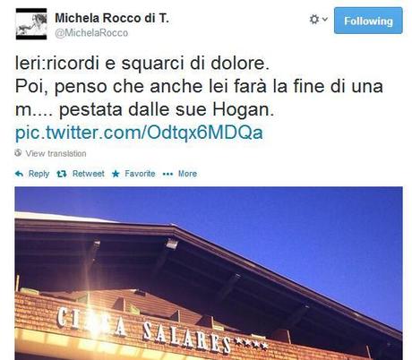 La moglie di Mentana contro l’amante su Twitter : “anche lei farà la fine di una ..”