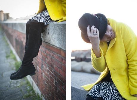 Smilingischic, fashion blog, yellow coat, sunset, Pisa , dettagli , Quid, Accessori, 