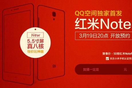 Redmi Note 600x400 Xiaomi Redmi Note: emerge a galla il primo phablet del produttore Cinese news  Xiaomi Redmi Note xiaomi phablet 
