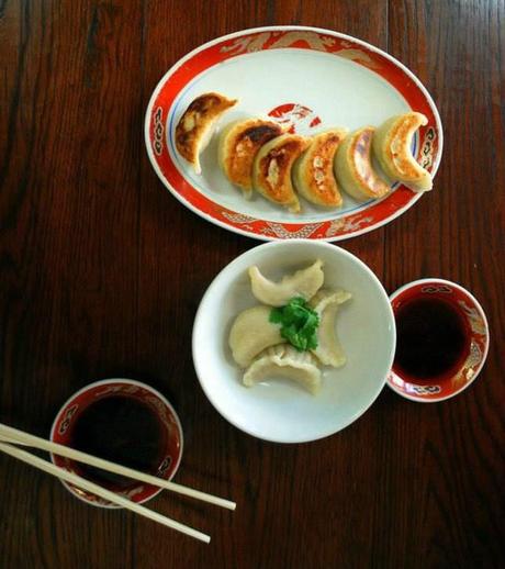 gyoza at Katsuya, Meguro Tokyo