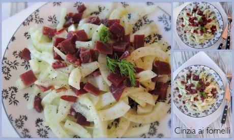 insalata finocchi e bresaola 