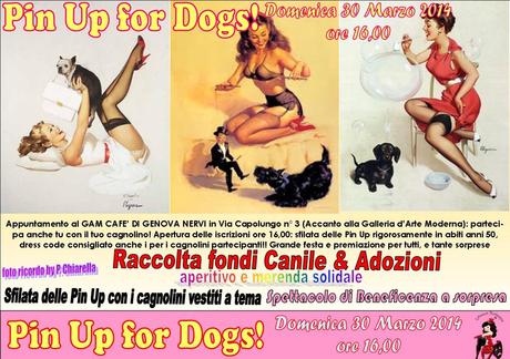 Pin Up for Dogs 30 marzo 2014 a Genova con Sophie Lamour e L'Amour Burlesque