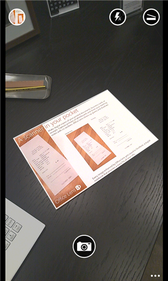  Office Lens disponibile per WP8   scansiona i tuoi documenti e salvali in OneNote