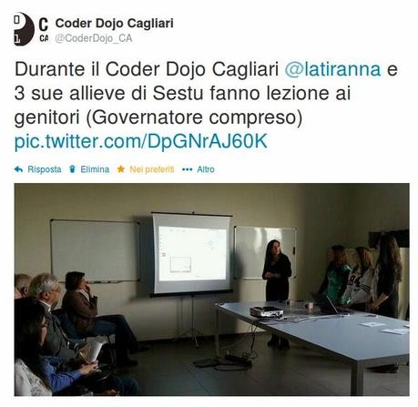 Coder Dojo Cagliari: estrema sintesi e link