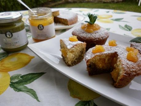 TORTINE RIPIENE DI CREMA AL PISTACCHIO E MARMELLATA DI ARANCIA