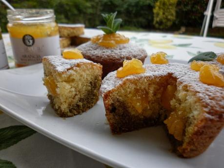 TORTINE RIPIENE DI CREMA AL PISTACCHIO E MARMELLATA DI ARANCIA