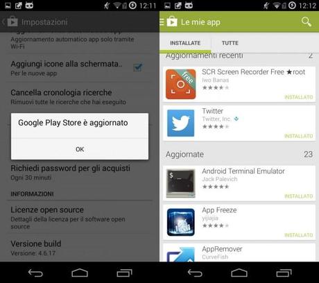 play store 2 600x533 Google Play Store si aggiorna alla versione 4.6.17 applicazioni  play store google play store 