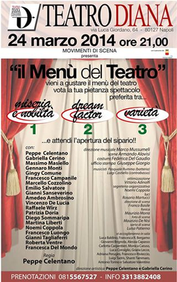 il menu del teatro