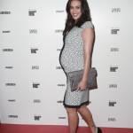 Megan Gale incinta al David Jones Runway Show