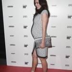 Megan Gale incinta al David Jones Runway Show