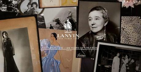 Lanvin svela 125 anni di storia attraverso il web‏