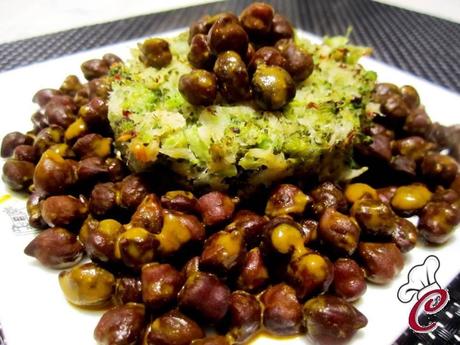 Sformatini di merluzzo e broccoli al tè verde con ceci ...