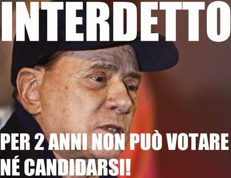 Pietra tombale su Berlusconi. Il Cav è fuori dalla politica!