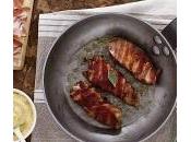 Ricette carne: involtini tacchino pancetta senape