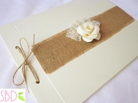 Libro degli ospiti (o libro firme) Shabby - Shabby Wedding guestbook