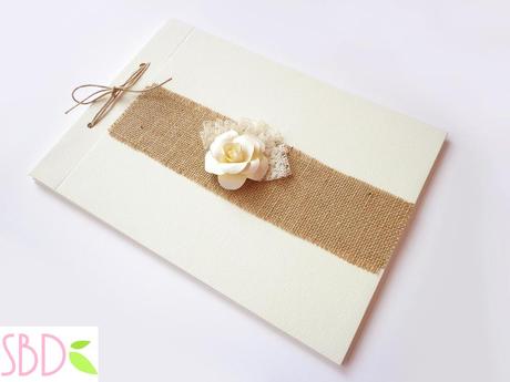 Libro degli ospiti (o libro firme) Shabby - Shabby Wedding guestbook