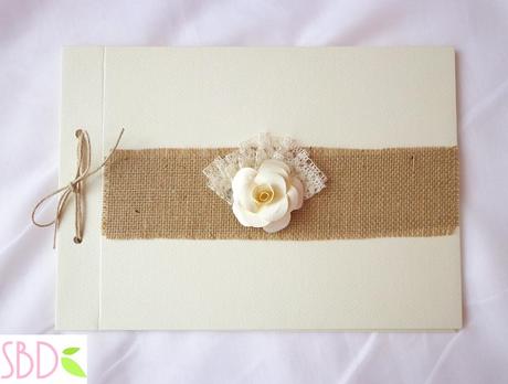 Libro degli ospiti (o libro firme) Shabby - Shabby Wedding guestbook