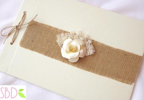 Libro degli ospiti (o libro firme) Shabby - Shabby Wedding guestbook