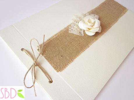 Libro degli ospiti (o libro firme) Shabby - Shabby Wedding guestbook