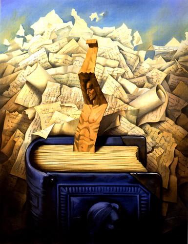 Vladimir Kush - bookmark