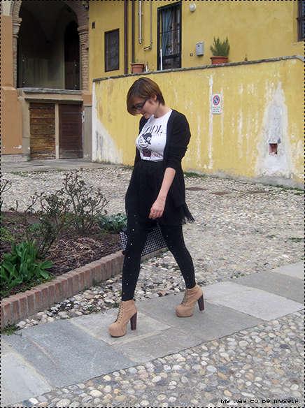 #ootd: Sammy Dress pied de poule bag (Una postina e doppio outfit)