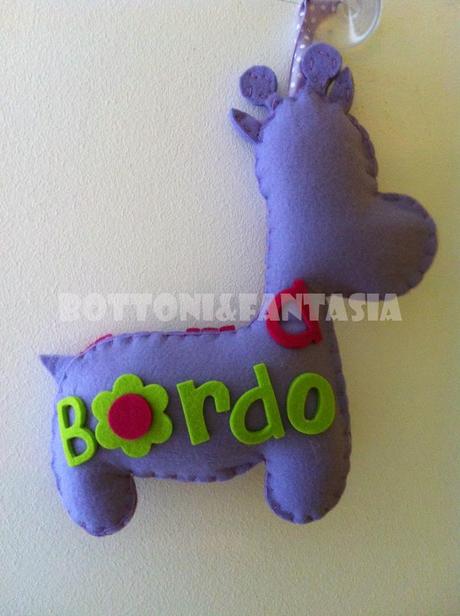 Giraffina a bordo per Sofia