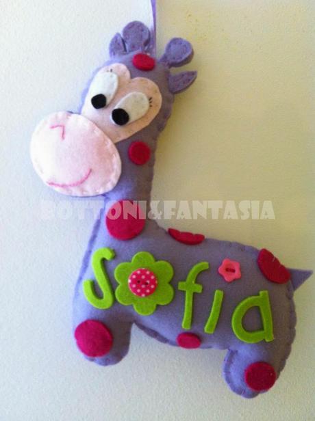 Giraffina a bordo per Sofia